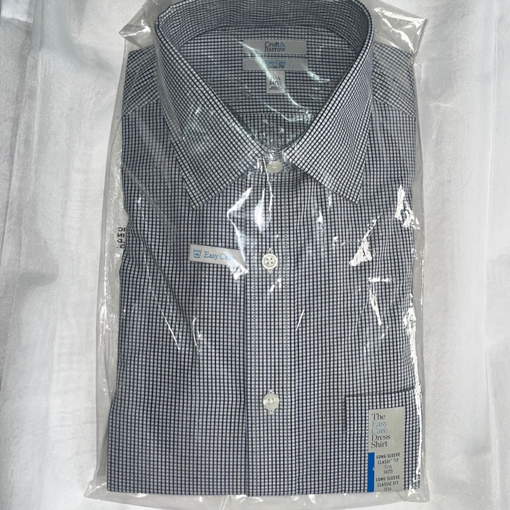 NWT Croft & Barrow long sleeve classic fit
